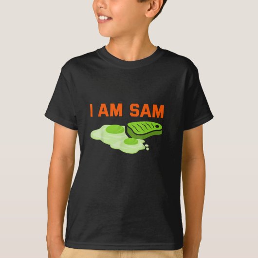 Funny Fried Green Ham and Eggs Days I Bin Sam T-Shirt (Vorderseite)
