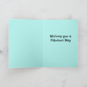 Funny Friend Belated Birthday Sloth Card Karte (Innenseite)