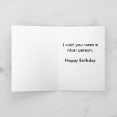 Funny Friend Birthday Karte (Innenseite)