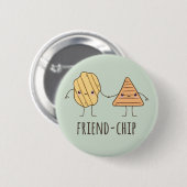 Funny Friend Chip Kartoffelchips Button (Vorne & Hinten)