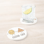 Funny Friend Chip Kartoffelchips Getränkeuntersetzer (Seite)