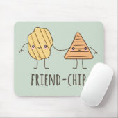 Funny Friend Chip Kartoffelchips Mousepad (Mit Mouse)