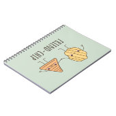 Funny Friend Chip Kartoffelchips Notizblock (Linke Seite)