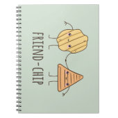 Funny Friend Chip Kartoffelchips Notizblock (Vorderseite)