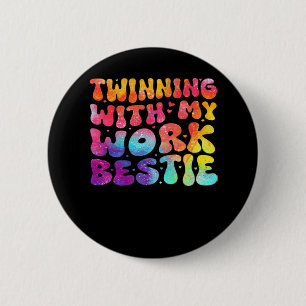 Funny Friends Twinning mit meiner Arbeit Bestie Sp Button