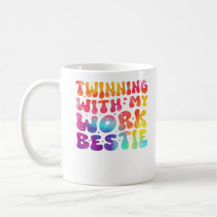 Funny Friends Twinning mit meiner Arbeit Bestie Sp Kaffeetasse
