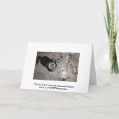 Funny Friends Welppy Birthday Card Karte (Rückseite)