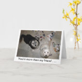 Funny Friends Welppy Birthday Card Karte (Gelbe Blume)