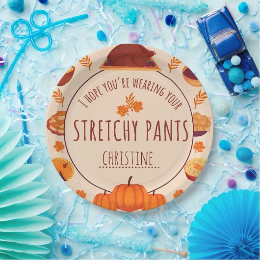 Funny Friendsgiving Erntedank Dinner Holiday Pappteller (Party)