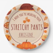 Funny Friendsgiving Erntedank Dinner Holiday Pappteller (Vorderseite)