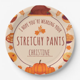 Funny Friendsgiving Erntedank Dinner Holiday Pappteller