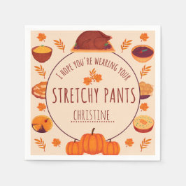 Funny Friendsgiving Party Tableware Serviette