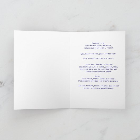 Funny Friendship Card Feiertagskarte (Innenseite)