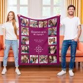 Funny Friendship Hangover Design Foto Collage Fleecedecke