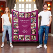 Funny Friendship Hangover Design Foto Collage Fleecedecke