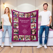 Funny Friendship Hangover Design Foto Collage Fleecedecke