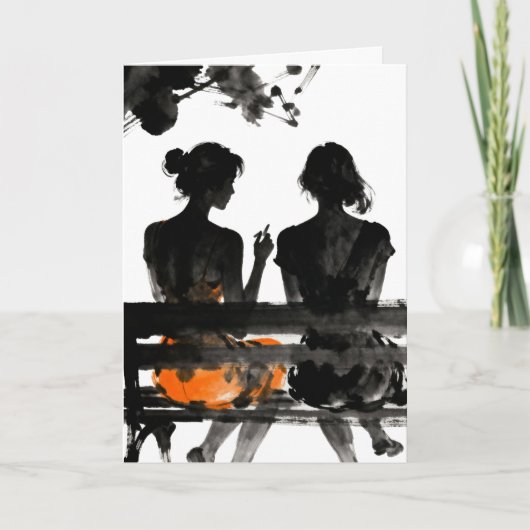 Funny Friendship Sarcasm | We Go Together Karte (Vorderseite)