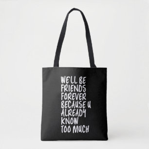 Funny Friendship Zitat Beste BESTE FREUNDIN Tasche
