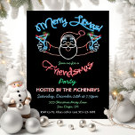 Funny Friendsmas Christmas Litmas Neon Sign Einladung<br><div class="desc">Frohe Litmas! Rufen wir alle Freunde, Mitarbeiter, Nachbarn oder Büroangestellte an, feiern wir mit diesem Funny Neon Santa Weihnachten mit Maritinis. Neonfarbene Balken auf der Rückseite. Ideal für ein Weihnachtscocktail-Party im Urlaub! Weitere Änderungen finden Sie unter Anpassen dieser Vorlage. Am unteren Rand sehen Sie "Gewollt, um dieses Design noch weiter...</div>