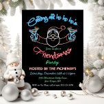 Funny Friendsmas Weihnachtsfeiertag Neon Sign Einladung<br><div class="desc">Wir rufen alle Freunde, Mitarbeiter, Nachbarn oder Büroangestellte an und feiern ein Friendsmas Weihnachten mit diesem Funny Neon Santa mit Maritinis mit einem fröhlichen Ho Ho Ho's! Neonfarbene Balken auf der Rückseite. Ideal für ein Weihnachtscocktail-Party im Urlaub! Weitere Änderungen finden Sie unter Anpassen dieser Vorlage. Am unteren Rand sehen Sie...</div>