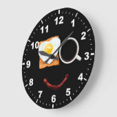 Funny Frigs Eggs Kitchen Wall Clock Große Wanduhr (Winkel)
