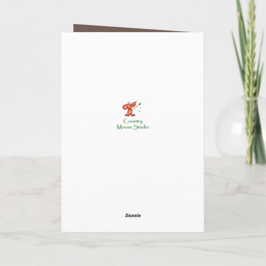 Funny Frinkles Old Age Over The Hill Cat Animal Karte (Rückseite)