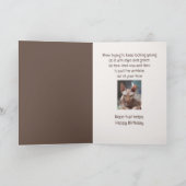 Funny Frinkles Old Age Over The Hill Cat Animal Karte (Innenseite)