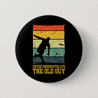 Funny Frisbee Art For Men Women Flying Disc Golf L Button