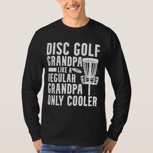 Funny Frisbee Disk Golf Opa Frolf Disc Golfspielen T-Shirt (Vorderseite)