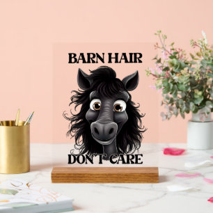 Funny Friseur - Kunst Acrylschild