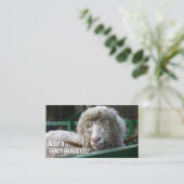 Funny Frisylist extravaganter neuer Friseurspezial Visitenkarte (Stehend Vorderseite)