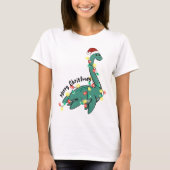 Funny FroChristmas Lochness Monster T-Shirt (Vorderseite)