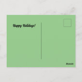 Funny FroChristmas Weihnachten auf Summer Surf Bea Postkarte (Rückseite)