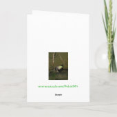 Funny Frod Earth Day Card Karte (Rückseite)