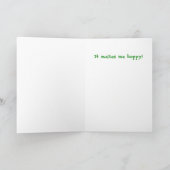 Funny Frod Earth Day Card Karte (Innenseite)