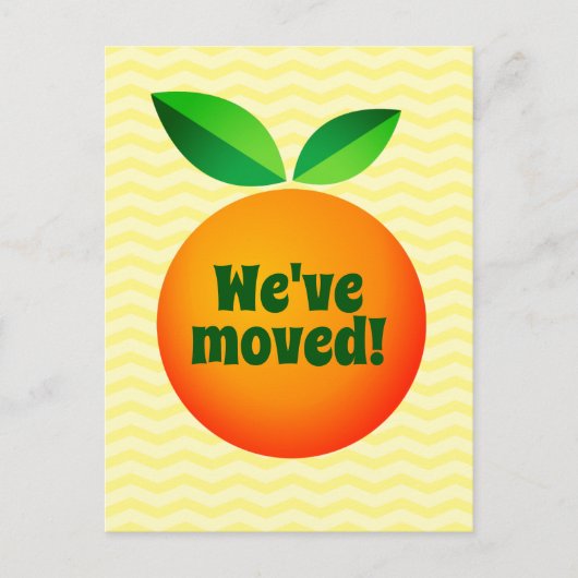 Funny frog cartoon change of address we've moved postkarte (Vorderseite)