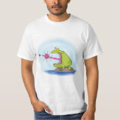 Funny Frog Cartoon. T-Shirt (Vorderseite)