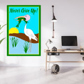 Funny Frog Choice Bird Inspiration Poster