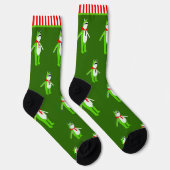 Funny Frog Christmas Holiday Socken (Rechts)