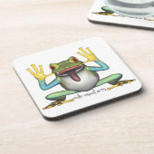 Funny Frog Cork Untersetzer (Linke Seite)