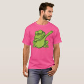 Funny Frog Dab Dabbing Frosch T-Shirt (Vorne ganz)