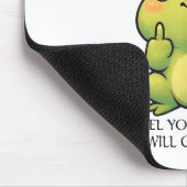 Funny Frog ein Fick muss verdient werden, ich kann Mousepad (Ecke)
