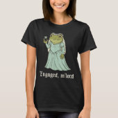 Funny Frog Engagement Matching Couples Tee Snarky (Vorderseite)