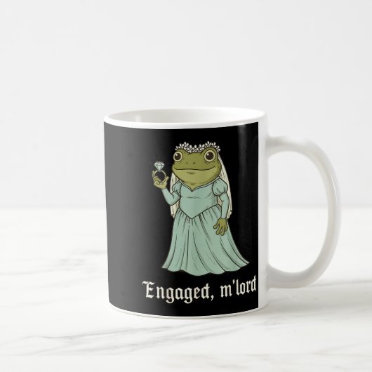 Funny Frog Engagement Matching Couples Tee Snarky Kaffeetasse (Rechts)