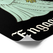 Funny Frog Engagement Matching Couples Tee Snarky Poster (Ecke)