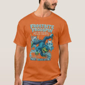 Funny frog frosbiteT-Shirt T-Shirt (Vorderseite)