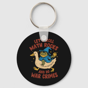 Funny Frog Gänse Lass's Roll Math Rocks und tu Schlüsselanhänger