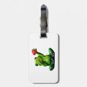 Funny Frog Gepäckanhänger (Rückseite vertikal)