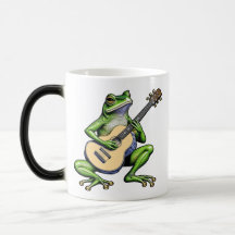 Funny Frog Gitarre spielen Personalisiert