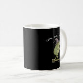 Funny Frog Graphic Saying Off To Commit Tom Fooler Kaffeetasse (VorderseiteRechts)